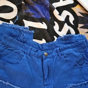 Blue Denim Women's Shorts